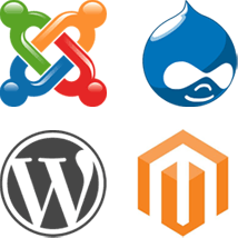Joomla, WordPress, Drupal, Magento